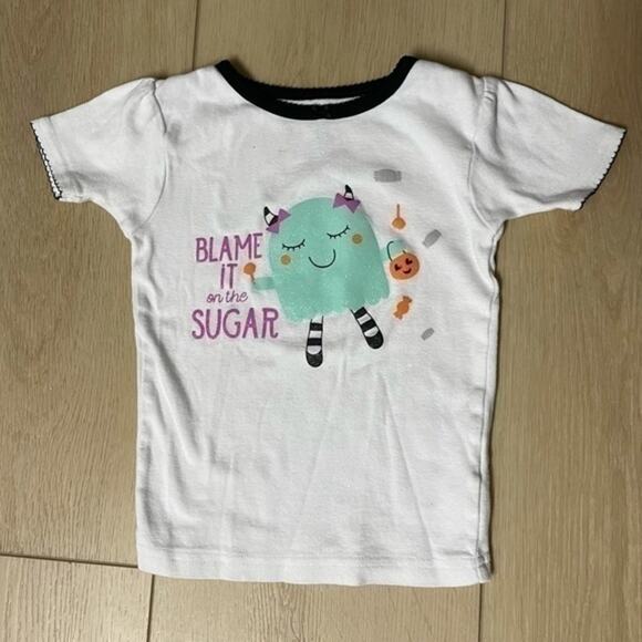 Carter’s Short Sleeve T-shirt Blame it on the Sugar Size 4T tee - Picture 2 of 8